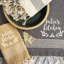 Personalised Pure Cotton Kitchen Apron, Tea Towel, thumbnail 6 of 12