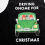 'Driving Gnome For Christmas' Apron, thumbnail 4 of 5