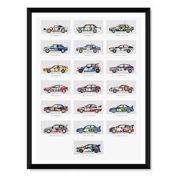 History Of Rally Cars Poster, 2 of 3
