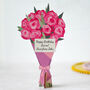 Personalised Birth Flower Card, June, Rose, thumbnail 3 of 3