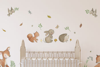 Children's Woodland Animals Wall Decal Stickers, 10 of 11