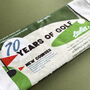 A Lifetime Of Golf 70th Birthday Gift Tea Towel, thumbnail 1 of 3