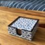 Set Of Six Coasters With Case, Indian Print, thumbnail 2 of 12