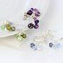 Pearl Cluster Earrings in Many Colours, thumbnail 1 of 12