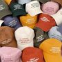 'Ice Cream Appreciation Society' Cotton Baseball Cap, thumbnail 9 of 12