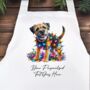 Personalised Border Terrier In Christmas Lights, thumbnail 5 of 10