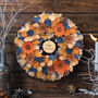 Personalised Warm Floral Autumn Wreath, thumbnail 3 of 6