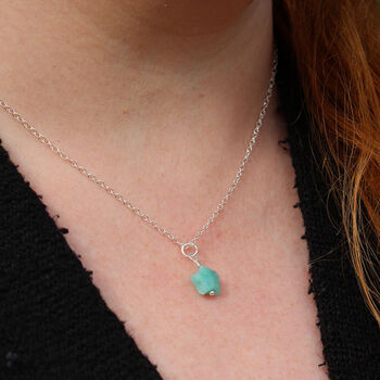 Amazonite Star Necklace, 2 of 6