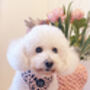 Beige And Black Scruffy Dots Dog Harness, thumbnail 3 of 9