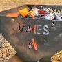 Personalised Slot Together Portable Camping Fire Pit, thumbnail 8 of 12