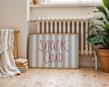 Snack Club Art Print, 5 of 12