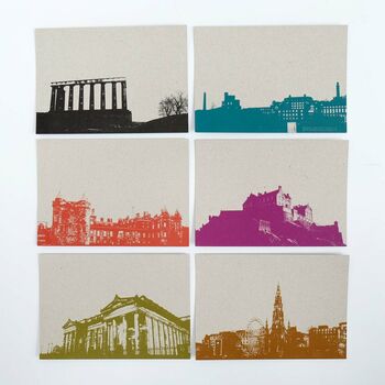 Edinburgh Recycled Postcard Pack, 2 of 5