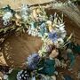 Preserved Eucalyptus And Dried Flower Christmas And Winter Wreath Kit, thumbnail 2 of 6