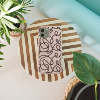 Abstract Lines Biodegradable Phone Case, 7 of 9