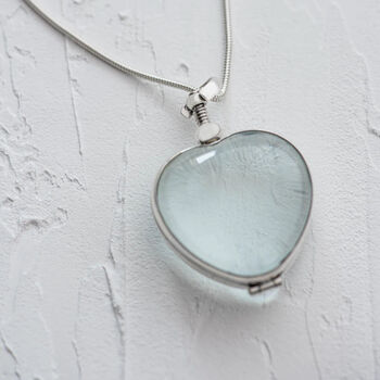 Personalised Sterling Silver Heart Locket Necklace, 2 of 11