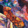 Abstract Jazz Music Themed Oil Painting Cushion Cover, thumbnail 6 of 7