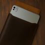 Personalised Genuine Leather iPad Air And Pro 13' Sleeve, thumbnail 7 of 10