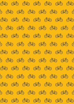 Winner's Yellow Cycling Themed Wrapping Paper, 7 of 7