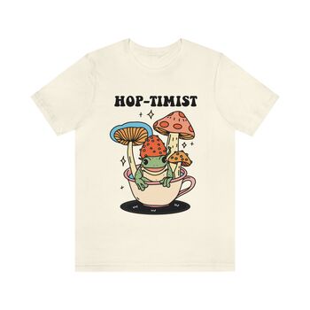 'Hop Tomist' Optimistic Frog Tshirt, 5 of 7