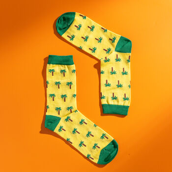 Tropical Lovers Egyptian Cotton Men's Sock Gift Set, 2 of 10