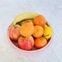 Antique Painted Pink Wooden Fruit Bowl ~ Two, thumbnail 5 of 5
