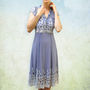 Lace Tea Dress With 1940's Detailing, thumbnail 1 of 3