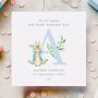 Personalised Peter Rabbit Christening Card *Also Available In Pink, thumbnail 3 of 4