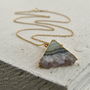 Geometric Amethyst Necklace, thumbnail 3 of 7