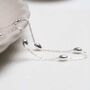 Sterling Silver Dew Drop Anklet, thumbnail 8 of 10