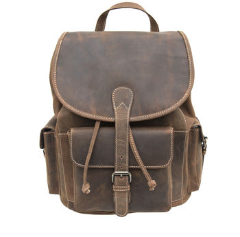 Urban Leather Backpack Rucksack Bag, 5 of 11