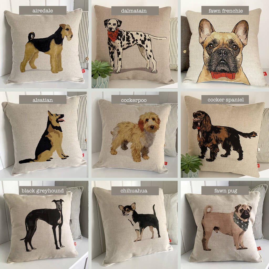 Favourite Dogs Feature Cushions By Keylime Design