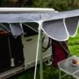 Retro Campervan/Caravan Sun Canopy Shade Charcoal, thumbnail 1 of 4