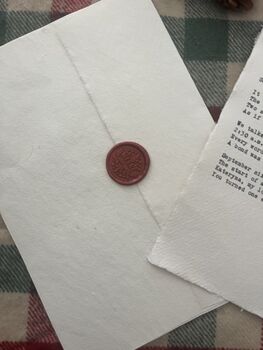 A5 Personalised Christmas Typewriter Letter, 5 of 5