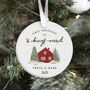 Personalised First Christmas New Home Ceramic Ornament Gift, thumbnail 1 of 7