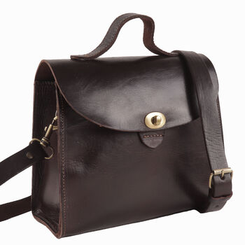 Leather Handheld Handbag Vicky, 6 of 12
