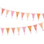 Happy Birthday Pink Cotton Bunting, thumbnail 1 of 4