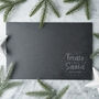Christmas 'Treats For Santa' | Rectangular Slate Cheeseboard In Gift Box, thumbnail 1 of 2