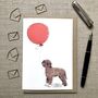 Personalised Lagotto Romagnolo Dog Birthday Card, thumbnail 1 of 4