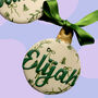 Personalised Bauble Iced Biscuit, thumbnail 3 of 5