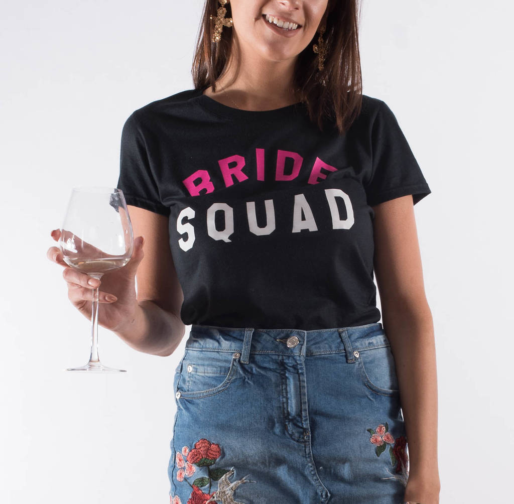 bride squad t shirt