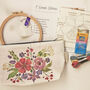 Embroidery Starter Set Project Bag And Essentials, thumbnail 1 of 6