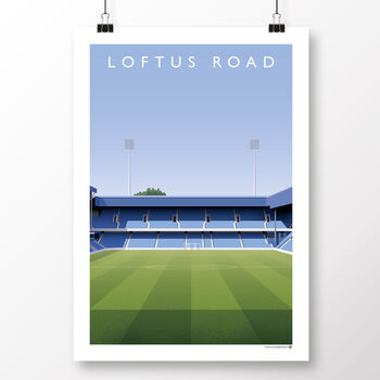 Qpr Loftus Road From The Centre Circle Poster, 2 of 7