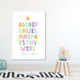 Alphabet Multi Scandi Nursery Print, thumbnail 1 of 5