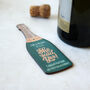 Personalised Engagement Gift Tag, Wooden Bottle Label, thumbnail 4 of 4