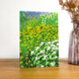 Echinacea Flower Garden Art Card, thumbnail 1 of 3