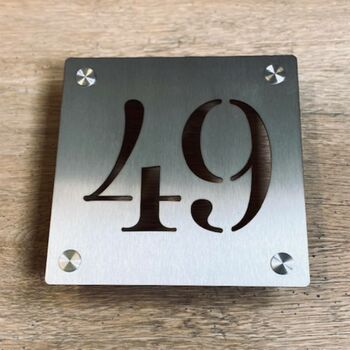 Stainless Steel House Number, 6 of 10