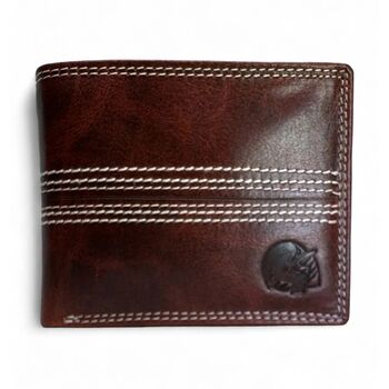 Buffalo Leather Cricket Wallet With Rfid, 4 of 9