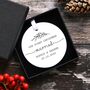 First Christmas Married Ceramic Ornament, thumbnail 1 of 3