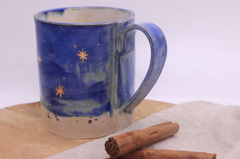 Handmade Christmas Starry Winter Mug, 4 of 11
