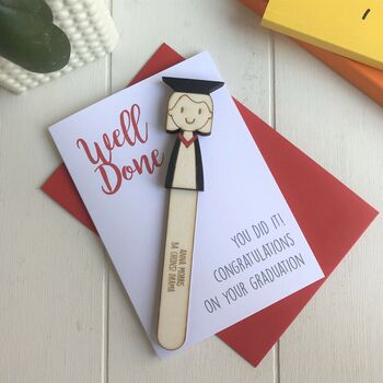 Personalised Graduation Bookmark Card, 3 of 8
